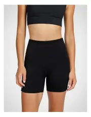 [Rockwear] Op Luxe Mid Thigh Bike Shorts Black