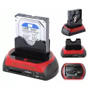 2.5'' 3.5'' Hard Disk Drive Card Reader External HDD Docking Station Kit OTB HUB