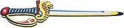 FRCOLOR Foam Sword Safe Design for Pretend Play Soft Edges for Boys and Fun and Engaging Playtime Experience