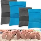 Coral Velvet Sand Removal Bag Soft Scrubby Towel Sand Remover Outdoor Beach