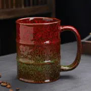 Ceramic Coffee Mugs Handmade Pottery Mugs 20 Oz Espresso Cups Large Multi-C