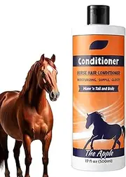 Horse Mane and Tail Shampoo | Deep Nourishing Tail and Mane Shampoo 500ml Conditioner | Shower Bath Solution, Coat Cleanser, Add Shine, Detangle, Repel Dirt & Dust, Reduces Breakage