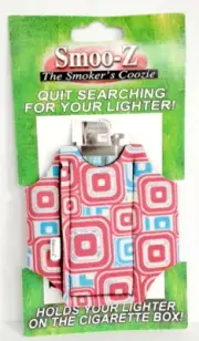 Smoo-Z Smoker's Coozie Cigarette Case & Lighter Holder - Geometric