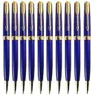 Excellent Parker Sonnet Ballpoint Pen Blue Gold Clip With 0.7mm Ink Black Refill