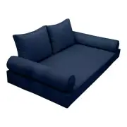 |SLIPCOVER ONLY|S1 Daybed Mattress Bolster Backrest Covers Piped Trim Crib AD101