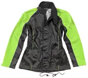 Joe Rocket Women's RS-2 Rain Suit Sm Black/Hi-Viz