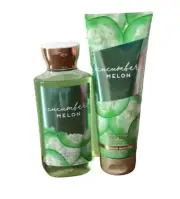 Cucumber Melon Body Cream & Shower Gel Set Bath & Body Works