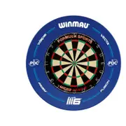 Formula Sports Micro Band 3 Dart Board And Winmau PDC Blue Dartboard Surround Set