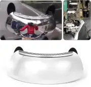 Motorcycle Rearview Mirror Chromed 180 Ultra Wide Angle Central Windscreen Mount