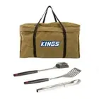 Adventure Kings BBQ Canvas Bag + Tongs Spatula Scraper/Brush Camping Tool Set