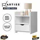 Artiss Bedside Table Drawers Side Table Storage Cabinet Nightstand White FARA AU