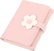 [VALICLUD] Fashion Pu Leather Wallet Cash Bag Purse Flower Decorated Wallet Birthday Valentine