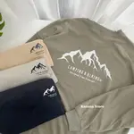 [BANANA STORE] 現貨 CAMPING & HIKING 山脈圖騰 長袖 大學T 秋冬服飾 [80120]