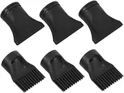 HIAKDOFT 6pcs Hair Dryer Diffuser Nozzle for Travel and Home Styling Lightweight Attachments for Fast Drying and Hair Management Includes Diffusers and