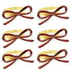 6pcs Napkin Holders High Hardness Table Decor Easy to Clean Napkin Buckles