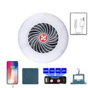 Multi-function Rechargeable Fan Light for Camping and Live Broadcast