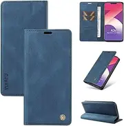 Ttianfa Compatible for Google Pixel 7 Pro Wallet Case with Card Holder, PU Folio Leather Magnetic Phone Case Shockproof Kickstand Cover for Women Men-Blue
