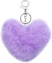 [Unpafcxddyig] Pom Pom Keychain Artificial Fur Ball Keychains Fluffy Tote Pendant Car Bag Charm