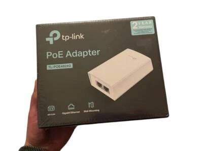 BRAND NEW SEALED TP-link TL POE4824G 48 Volts 24 Watts Passive PoE Adapter Omada
