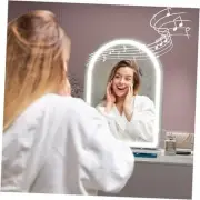 Vanity Mirror with Lights and Bluetooth Speaker, 20" x 28" Vanity Mirror with