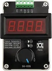 Digital 4-20MA 0-10V Voltage Signal Generator 0-20MA Adjustable Current Transmitter Electronic Measuring Instrument Durable Easy Install Easy to Use