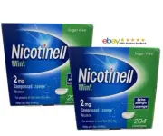 Nicotinell Lozenge Mint 2mg - 204 Lozenges 2 Boxes Expiry 04/2026