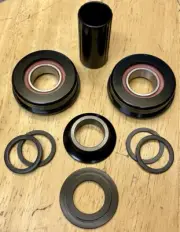 NEW Sealed American 22mm Bottom Bracket Kit Black BB BMX