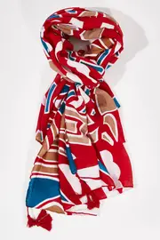 Autumn Geometric Scarf--GRE-SCA-AUT-002