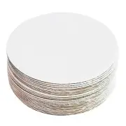 30pcs 6" White Cakeboard RoundDisposable Cake Circle Base Boards Cake Plate R...