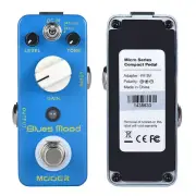 MOOER Blues Style Overdrive Guitar Effect Pedal 2 Modes Overdrive Pedal Metal