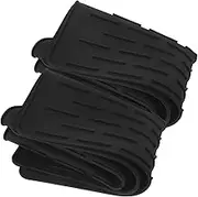 WATIIFUFU 2Pcs Silicone Heat Resistant Mat Durable Multi Purpose Table Pads for Hot Dishes Non Slip Trivets Kitchen Coasters for Dish Drying and Countertop Protection