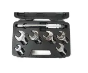 7 Piece Refrigeration Changeable Spanner Torque Wrench Set Kit - Click Type Han
