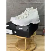 Converse Chuck Taylor Lugged High Too Platform White Women’s Sneakers Size 9 New