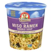 Vegan Miso Ramen Noodle Soup Cup 1.9 Oz(Case Of 6) By Dr. Mcdougall's