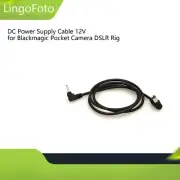 DC Power Supply Cable 12V DC to DC for Blackmagic Pocket Camera DSLR Rig