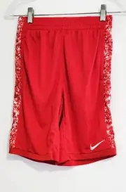 Nike Big Boys Dri-FIT Trophy Printed Training Shorts University Red Sz M - NWT