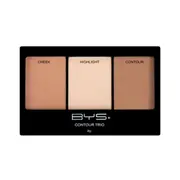 BYS Contour 8g Palette Trio Sassy Face Highlight Makeup Cosmetics w/ 3 Shades
