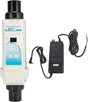 Oreilet EC 20 Salt Generator, 20g/H Saltwater Pool Chlorinator System Chlorination Electrolyzer, Salt Chlorinator Salt Cell for Pools Up to 85㎡
