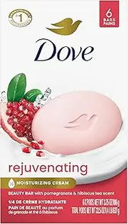 Dove go fresh Beauty Bar, Pomegranate and Lemon Verbena 4 oz, 6 Bar