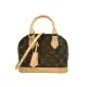 【Louis Vuitton 路易威登】展示品 Monogram Alma BB手提斜背二用包(M53152-咖)