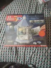 Puzz 3D Thomas Kinkade 230 Pc Lighted 3D Jigsaw Puzzle (2004) NEW Sealed