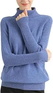 [Generic] Women Turtleneck Merino Wool Sweater Long Sleeves Sweater Women's Knitting Jumper Female Pullover Sweater