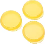 SOESFOUFU Daily Pill Box Organizer 3 Pcs Round Medicine Case Travel Holder Pill Storage for Pocket Easy to Carry