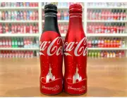 France Coca Cola Coke 25th Anniversary Paris Disneyland Aluminum Bottle