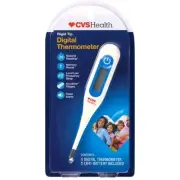 CVS Health Rigid Tip Digital Thermometer 30 Second Read Fever Alarm #155912 New