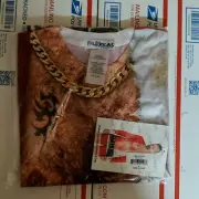 Bad Santa T-Shirt Costume Christmas Xmas Ugly Adult Tee Shirt Mens long sleeve