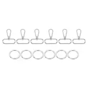 72 Pcs Swivel Clasp Hook, 1.5" Purse Snap Clasp Detachable for Bag, Silver
