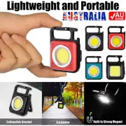 Mini Led Keychain Light Cob Flashlight Small Rechargeable Torch 500 Lumins NGT