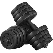 66 Lb. Dumbbells Weight Set Adjustable Dumbbell Set Home Training Dumbbell Pair