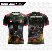 在飛比找蝦皮購物優惠-T 恤 TNI ARMY JERSEY 全印花 T 恤 IN